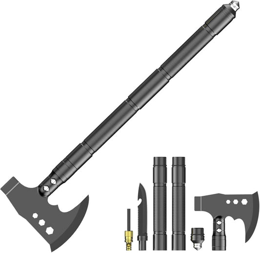 Camping Axe Folding Portable Survival Hatchet Multi Tool with Hammer Kit for Outdoor Camping Hiking