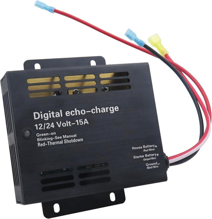 82-0123-01 Auxiliary Battery Charger，Intelligent Dual Battery Charger, 12V System Adapter，Be Suitable for Xantrex 82-0123-01 Echo Charge，Suitable for RV, Marine and Solar Equipment