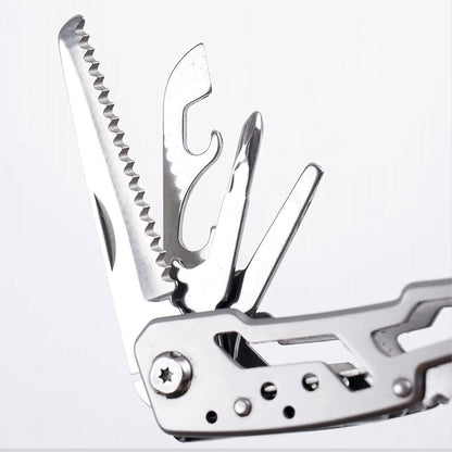 LMX 14 in 1 Pocket Multitool Pliers, Gifts for Men, with Safety Lock and Nylon Sheath for Survival, Camping, Hunting, Fishing and Hiking (Black)