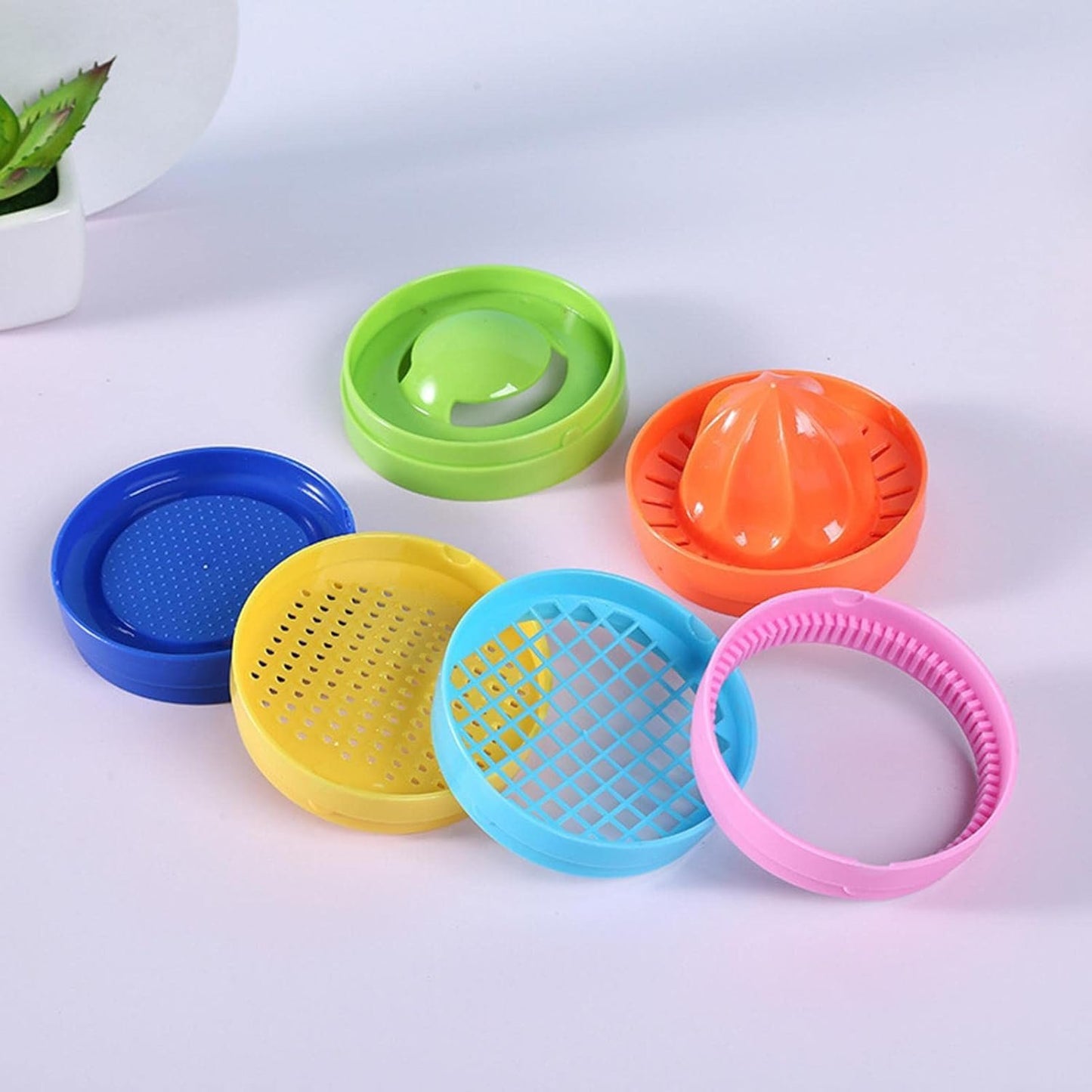 Bottiglia Utensili da Cucina 8 in 1 | Gadget Multifunzionale - Gadget Maker Multi da Cucina per imbuto, Spremiagrumi, Spremiagrumi, Spruzzatore per Uova