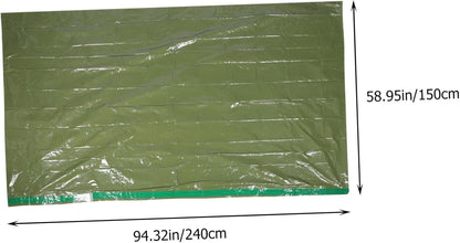 DECOMELODY Survival Camping Tent Windproof Thermal Emergency Shelter Multi Use for Outdoor Activities Lightweight Durable for Cold Weather and Emergencies