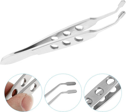 Uonlytech Meibomian Gland Expressor, Stainless Steel Eyelid Massage Professional Face Care Craft Tools for Dry Eyes