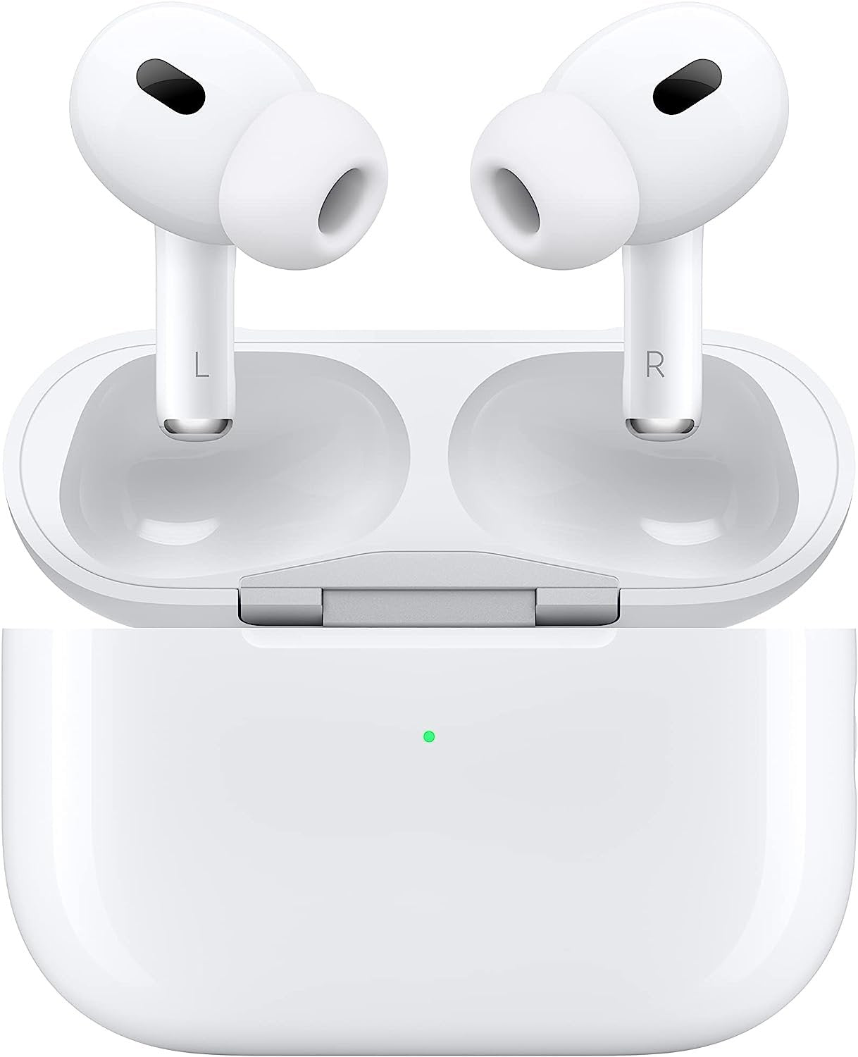 Apple AirPods Pro 2 Wireless Earbuds, Bluetooth Headphones, Active Noise Cancellation, Transparency, Personalized Spatial Audio, High-Fidelity Sound, H2 Chip, USB-C Charging