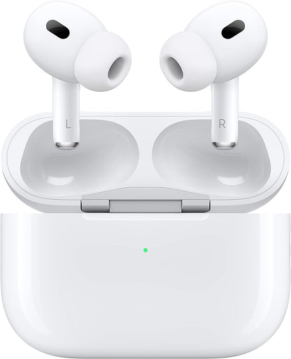 Apple AirPods Pro 2 Wireless Earbuds, Bluetooth Headphones, Active Noise Cancellation, Transparency, Personalized Spatial Audio, High-Fidelity Sound, H2 Chip, USB-C Charging