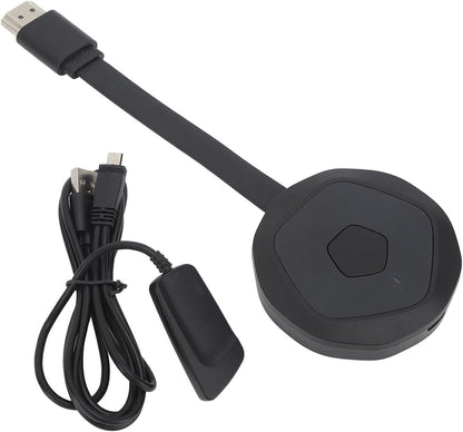 HDMI Display Dongle Adapter,for Laptop PC Smartphone to Streaming Video Audio to TV Projector,Horizontal Vertical Screen One Key Switch for Network Learning Entertainment