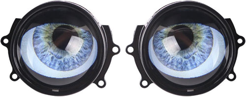 Devil Eyes Light, LED Dynamic Headlights, WiFi Control Car Light, 12V Headlight Bulbs, Projector Lens Lamp, Automotive LED Headlights, Dynamic LED Car Lights, WiFi Headlight Projector