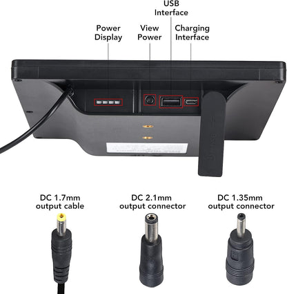 5W 12V Solar Panel for Trail Camera with 5200mAh Rechargeable Battery - IP65 Waterproof Solar Charger Kit, Continuous Power Supply for Game Cameras & Wildlife Cameras