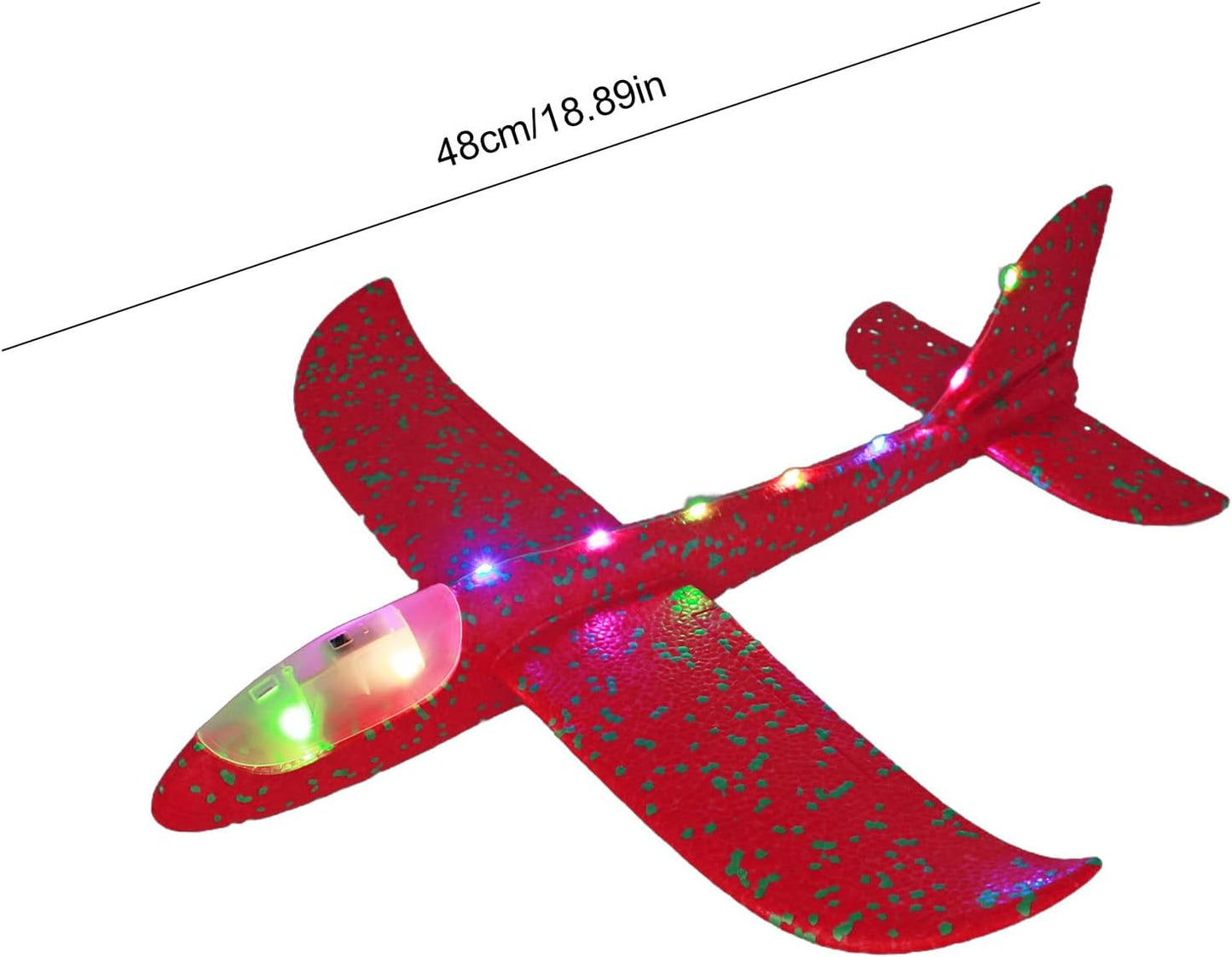 Throwing Foam Airplanes - Hand Launch Glider Planes For Children And Grown-Ups, 48cm Durable Aircraft Model For Garden Sports, Outdoor Play, Aviation Fun, Flight Toy For Picnics, Parties, Camping