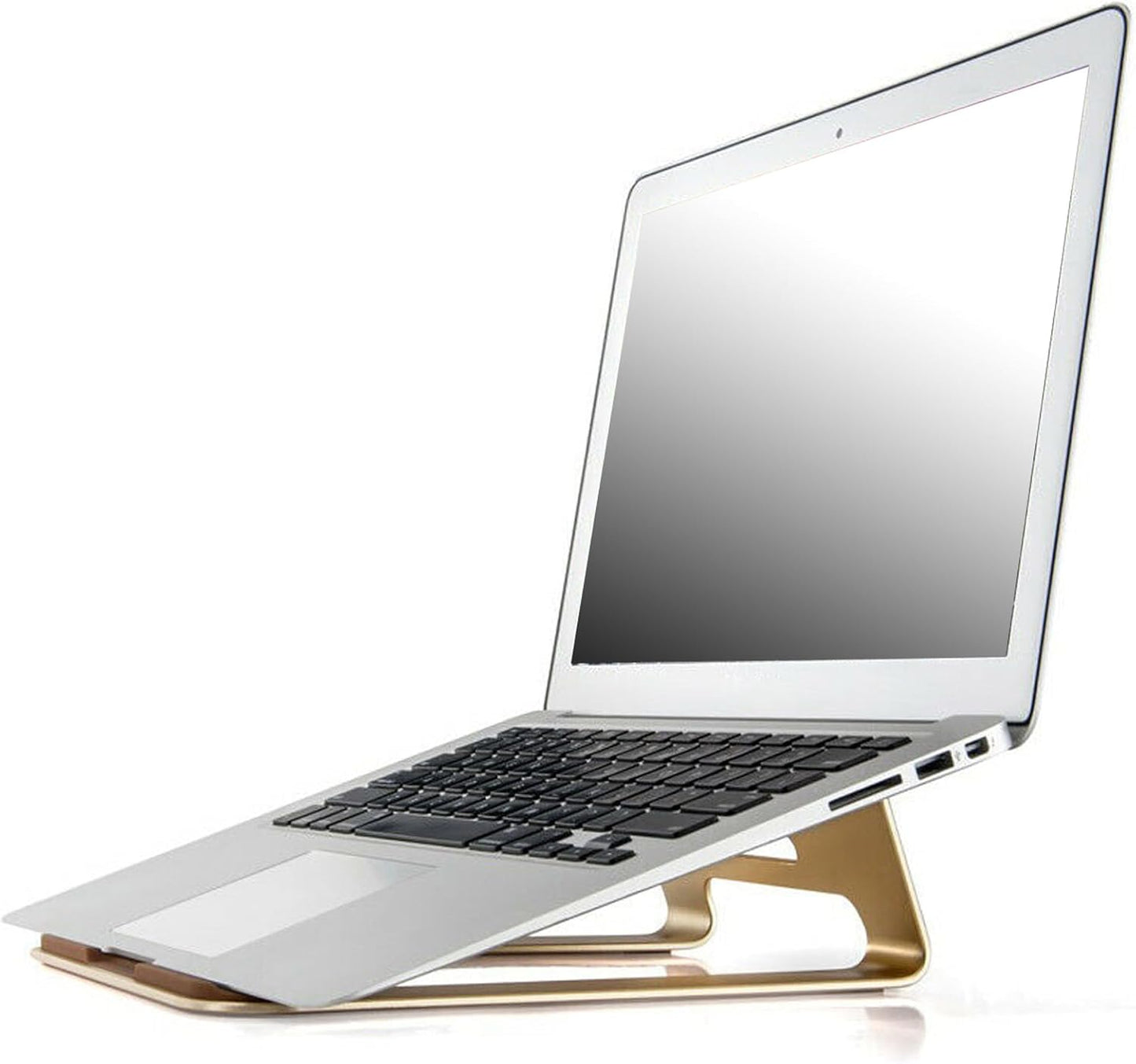 TODO Universal 11" - 15" MacBook Laptop Stand Aluminum Alloy Ergonomic Gold
