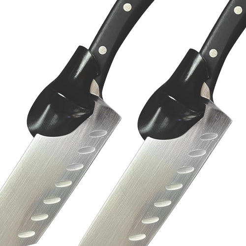 DICEVICE everGRIP Knife Handle Grip for Chef's or Kitchen Knives - Universal Non-Slip Ergonomic Design - Dishwasher Safe - Kitchen Essentials and Accessories 2.6"" - 2PCK, DV1-1