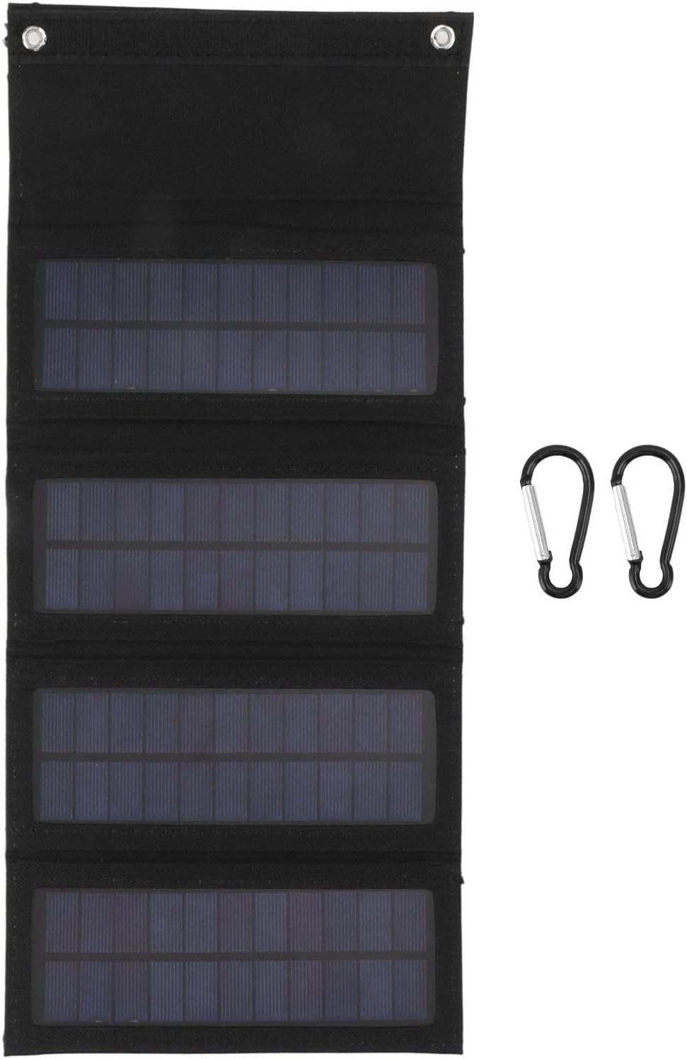 Solar Panel 40W, Foldable Portable Monocrystalline Silicon Solar Panel with USB Interface for Cell Phone, Tablet, Folding Power Station Generator for Camping, Emergency Power