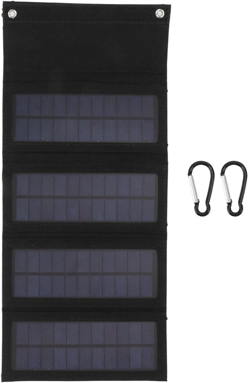 Solar Panel 40W, Foldable Portable Monocrystalline Silicon Solar Panel with USB Interface for Cell Phone, Tablet, Folding Power Station Generator for Camping, Emergency Power