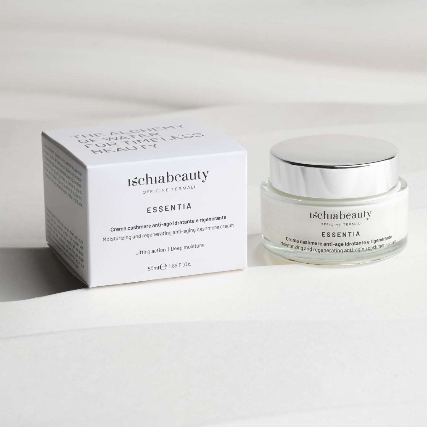 Ischia Beauty Anti-Age Moisturizing and Regenerating Cashmere Cream with Ischia Thermal Water – 50 ml