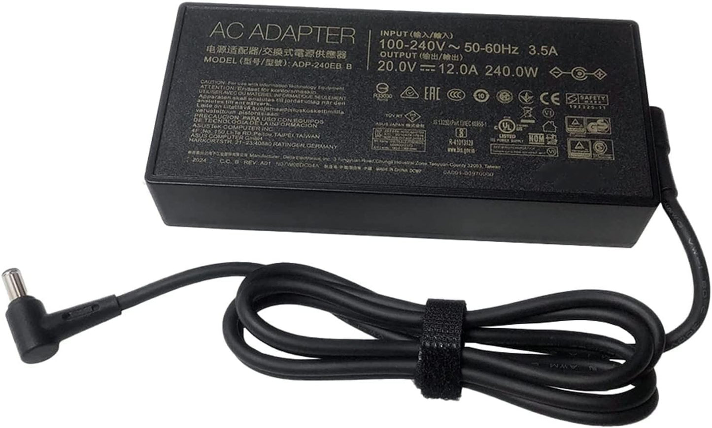 240W 20V 12A ADP-240EB B a20-240p1a AC Adapter Power Supply for ASUS M16 GU603HM ROG 15 GX550LXS RTX2080 S15 S17 G15 G513 GX550LXS RTX2080 G733QM RTX2080 ga4a01q Laptop Charger