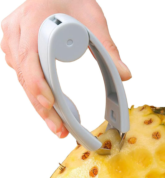 Strawberry Huller Stem Remover | Stainless Steel Pineapple Eye Removal Tool | Ergonomic Handle Tweezers, Kitchen Food Prep Cooking Utensils for Tomatoes, Cherry, Potatoes, Pepper