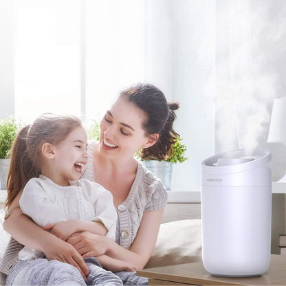 Air Diffuser Humidifier, for Home Office Essential Oils Aroma Scented Oil Diffusers Cool Mist Humidifier 2 nozzles and 3 humidification modes for 30 hours continuous humidification (3L large capacity)