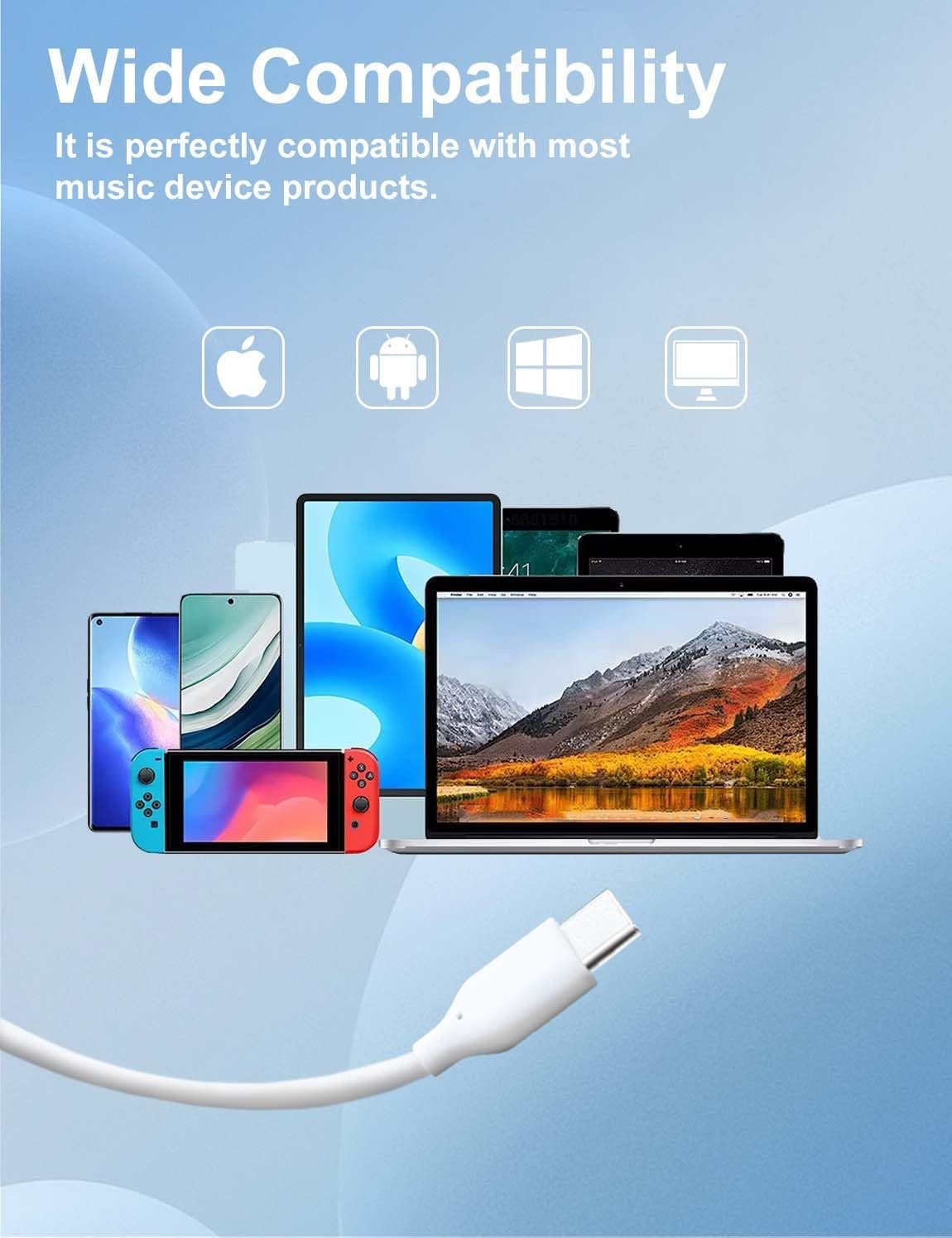 MAS CARNEY USB C Headphones Wired TH8,in Ear Type C Earphones with Mic,USBC Earbuds Compatible with Samsung Galaxy S25 S24 S23 A55 A53,iPhone 15 16 iPad, Xiaomi Redmi,Google Pixel,Huawei Honor,Oppo