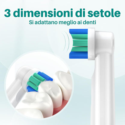 8 Pack Replacement Toothbrush Heads for Oral B Braun, Classic Precision Professional Care, Vitality Pro Smart Genius Series and More