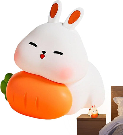 Bunny Lamp,Light Up Bunny - 3 Dimmable, Touch-Sensitive, Rechargeable, Night Light for Kids, Soothing Bedtime Ambience