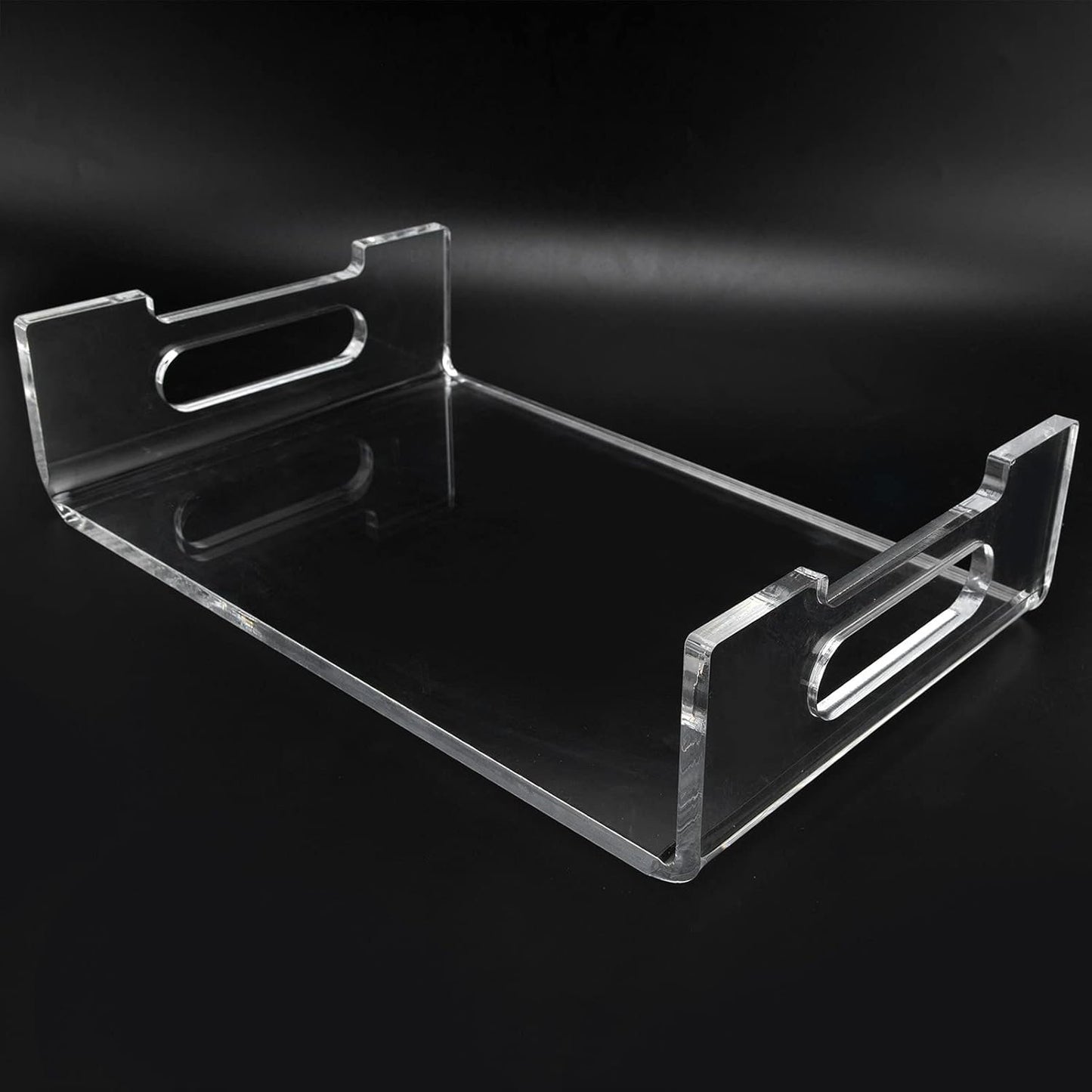 Computer Monitor Stand Riser for Desk, Acrylic Monitor Stand, Transparent and Eye Desk Riser for Home, School, and Office, for Ergonomic Workspace Organization