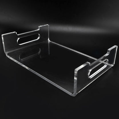 Computer Monitor Stand Riser for Desk, Acrylic Monitor Stand, Transparent and Eye Desk Riser for Home, School, and Office, for Ergonomic Workspace Organization
