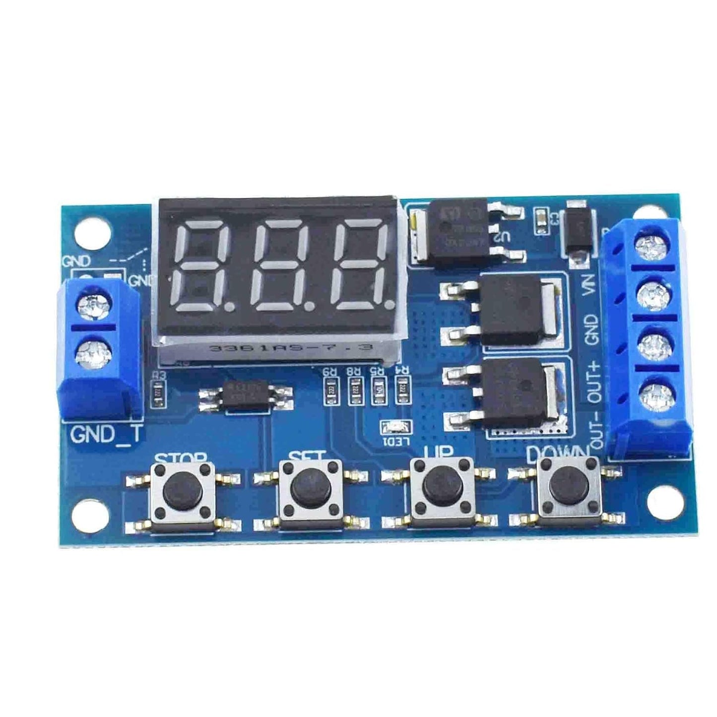 5PCS DC 5-36V Digital LED Relay Board Dual-MOS Trigger Cycle Timing Circuit Switch Timer Delay Module