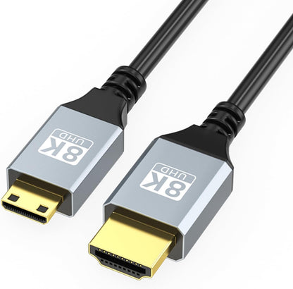 PLCPDM High Performances HDMIcompatible to HDMIcompatible 8K@60Hz Video Cable for 4K Gaming and Live Streaming