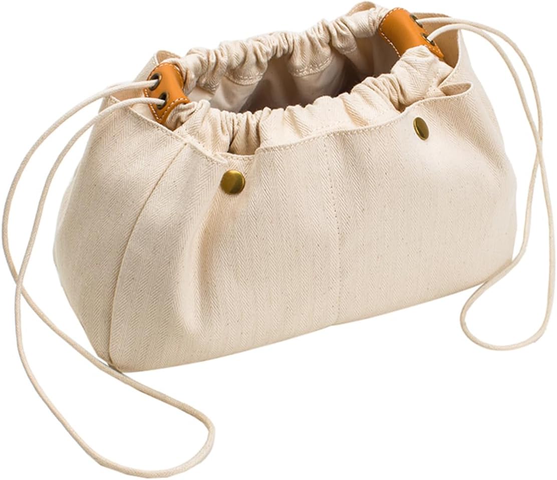 YONBEN Insert Organizer Bag - Tote Bag Organizer for Purse Organizer Insert for Small、middle and Large Totes - Drawstring Canvas - Perfect for Purse Organization - Cotton Canvas Pouches
