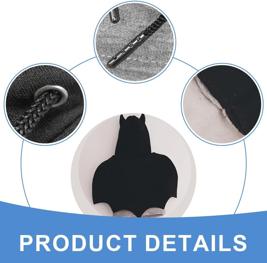 NHQ Car Gear Shift Knob Cover, Car Interior Accessories, Universal Gear Shift Knob, Sweatshirt for Car Gear Shift Knob Cover Hoodie, Black