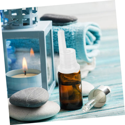 PACKOVE 200Pcs Dropper Cap for Essential Oil Bottles Sealing Plug for Aromatherapy Containers Durable Leak