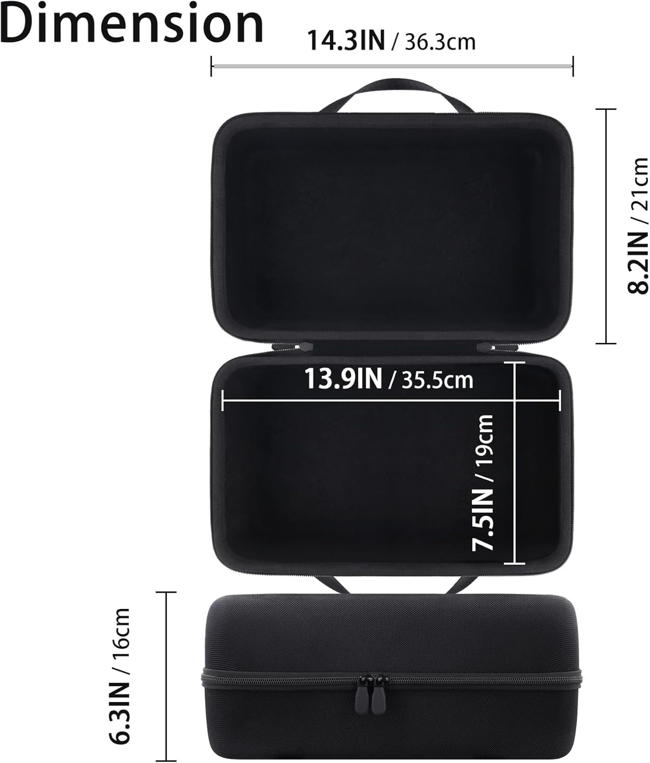 co2CREA Hard Travel Case Compatible with BLUETTI Portable Power Station AC2A, 204Wh LiFePO4 Battery Solar Generator (Case Only)