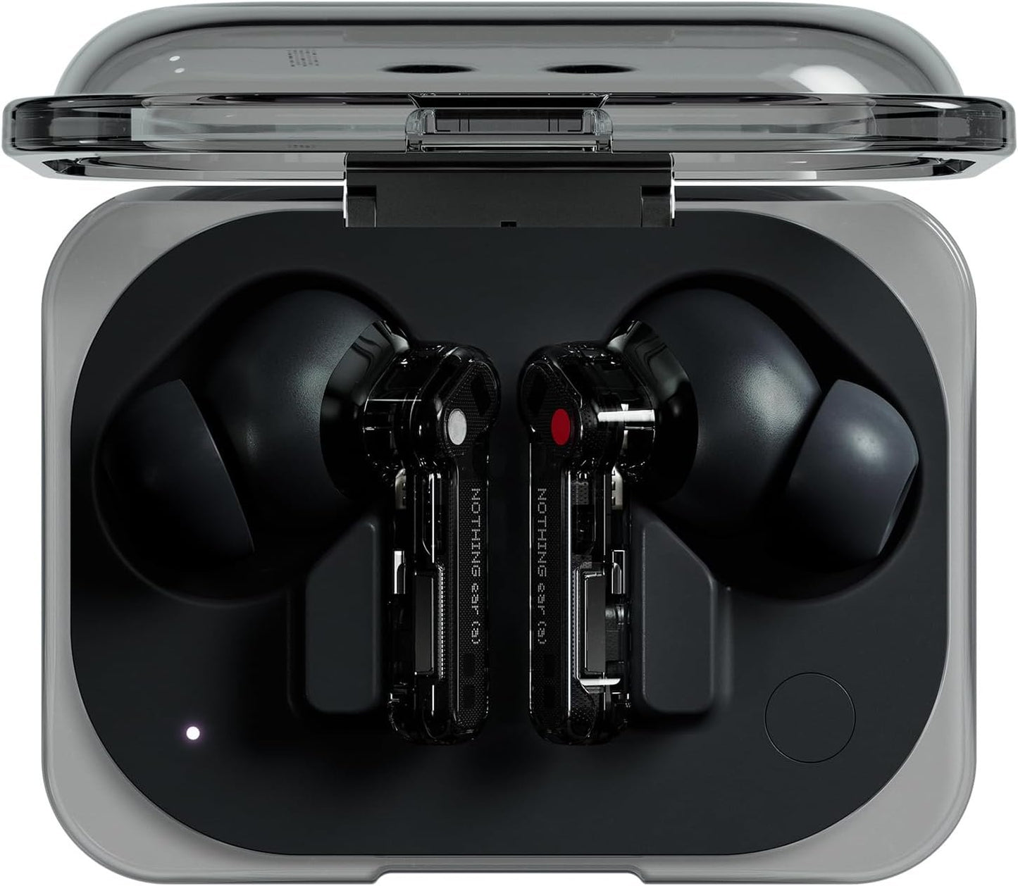 Nothing Ear(a) Wireless Earbuds with Active Noise Cancellation, Bass Boost Algorithm and Up to 42.5 Hours of Listening Time - Black
