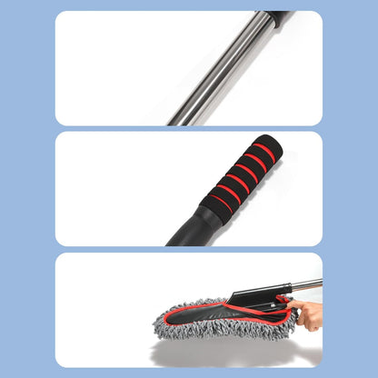 Car Brush - Dust Remover Brush | Car Brushes Duster Cleaning Tool | 2X Extendable No Scratch Soft Auto Accessories For Exterior Maintenance Household Dusting Detailing Automotive Interior