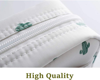Makeup Bag Travel Cosmetic Bag Toiletry Bag Organizer Pouch Purse Travel Accessories,Cactus