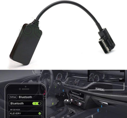 weevoo AMI MDI MMI Interface Bluetooth Module AUX Receiver Cable Adapter for Audi VW Radio Stereo Car Wireless A2DP Audio Input(MMI 3G)