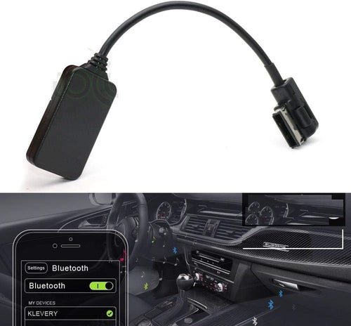 weevoo AMI MDI MMI Interface Bluetooth Module AUX Receiver Cable Adapter for Audi VW Radio Stereo Car Wireless A2DP Audio Input(MMI 3G)