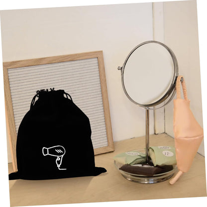 5 Pcs Hair Dryer Bag Drawstring Bag Portable Dryer Tool Bag Travel Flannel Hat