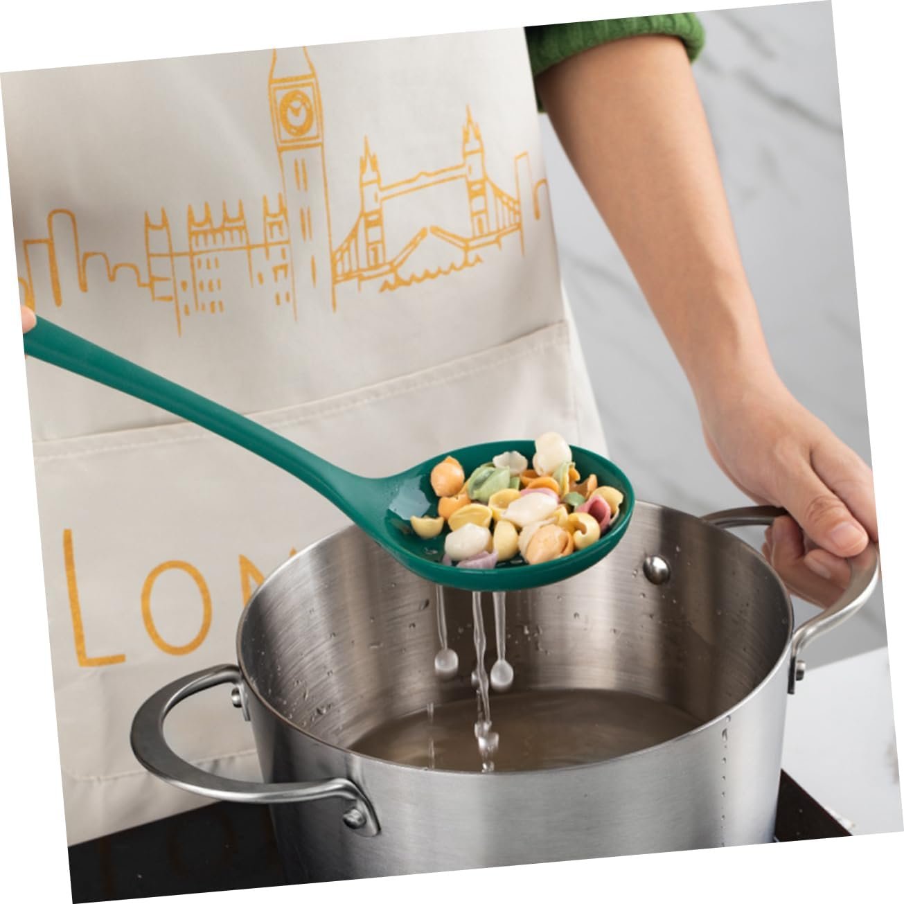 LIFKOME - Durable Silicone Kitchen Utensils Set Spatula and Spoon Non-Stick Handle Spatula Restaurant Shovel Easy to Clean for Kitchen Use