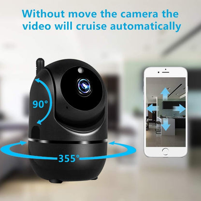 YUNSYE Security Camera, Indoor WiFi Camera,WiFi Home Camera Pet Camera,Baby/Dog/Cat/Pet Camera with App, Indoor Security Camera 1080P, Night Vision 2-Way Audio Motion Sound Detection Works (Black)
