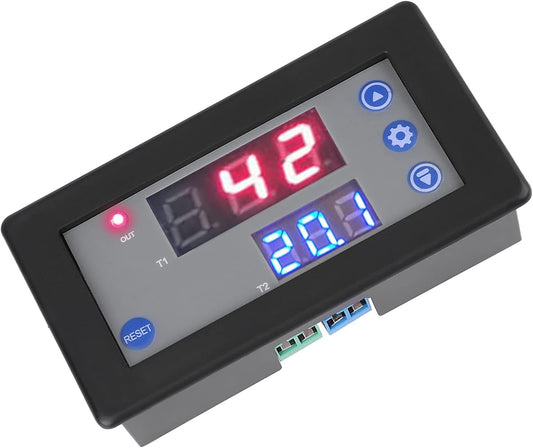 12V Dual Display Timing Delay Relay Module for Home Automation System