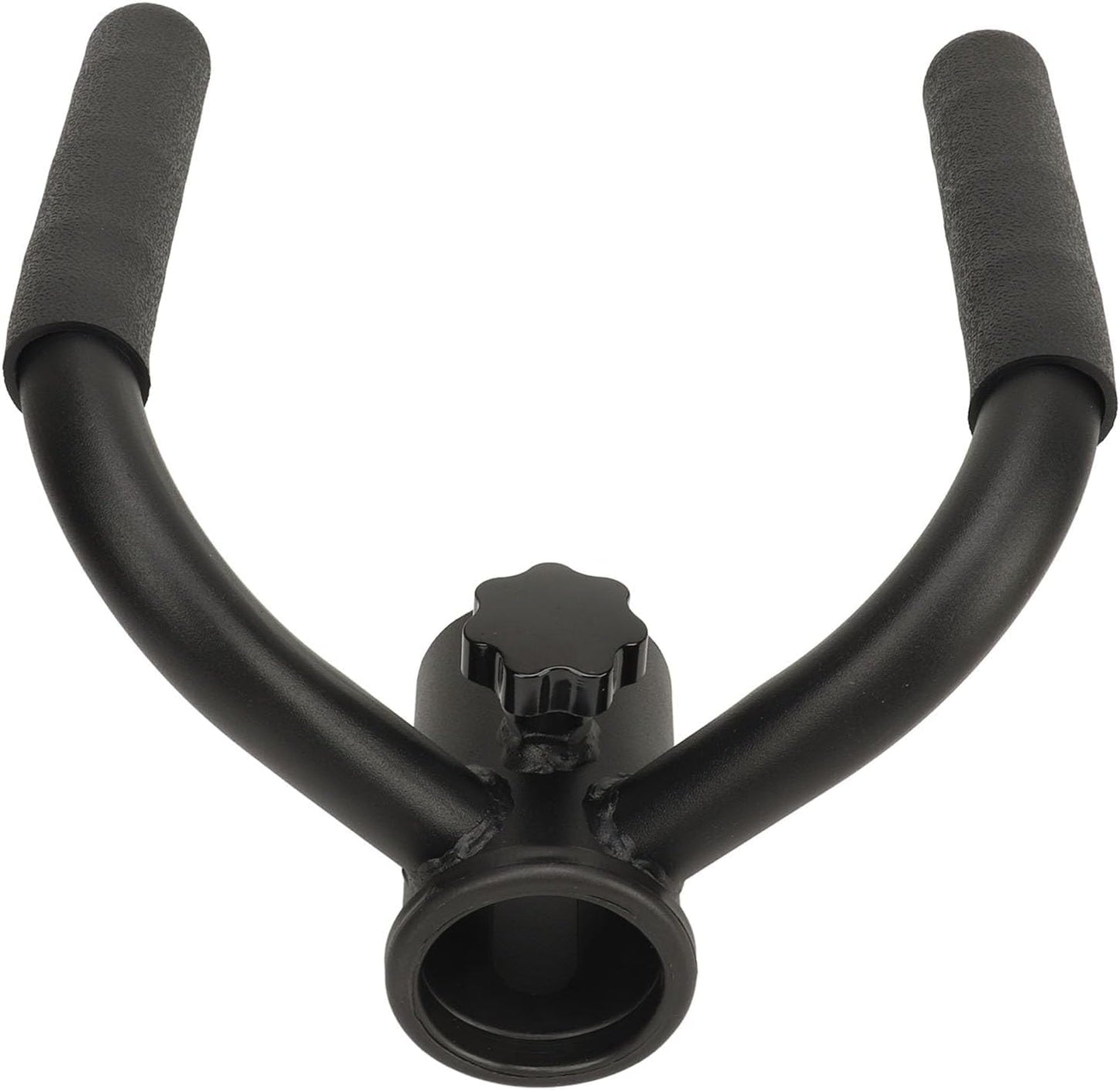 T Bar Row Landmine Attachment, Weightlifting Landmine Handle, 2 Handles Metal Barbell Hand Grip, Lightweight Rowing Handle for Home, Gym, Back, Arm, Core Muscles Training