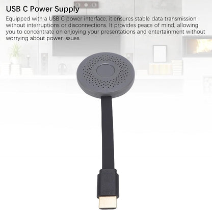 Wireless HDMI Display Dongle Adapter, 1080P 2.4G 5G Wireless Display Adapter USB C Screen Mirroring Receiver for Streaming Video to Monitor