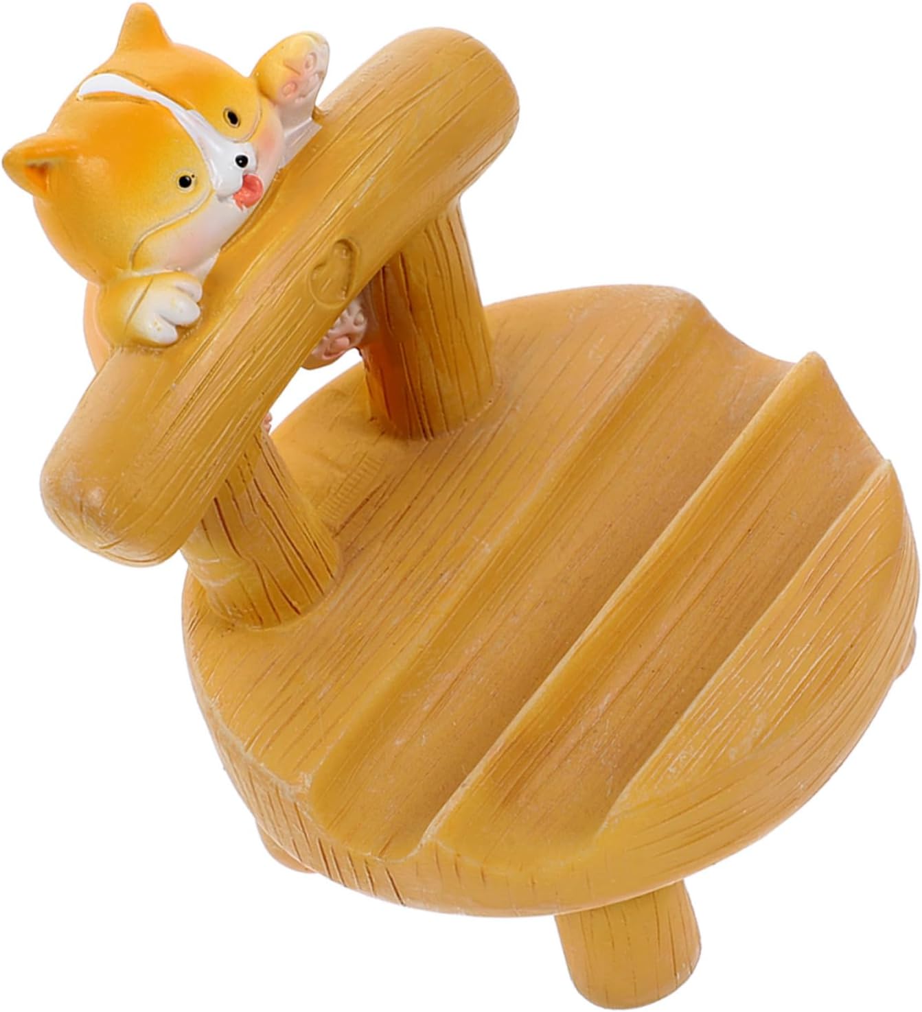 Uonlytech Porta Cellulare Mini Sedia in Resina Con Animali Dei Cartoni Animati Supporto Per Telefono Decorativo Staffa Per Telefono Da Tavolo Telefoniche Piccoli Animali Tasca