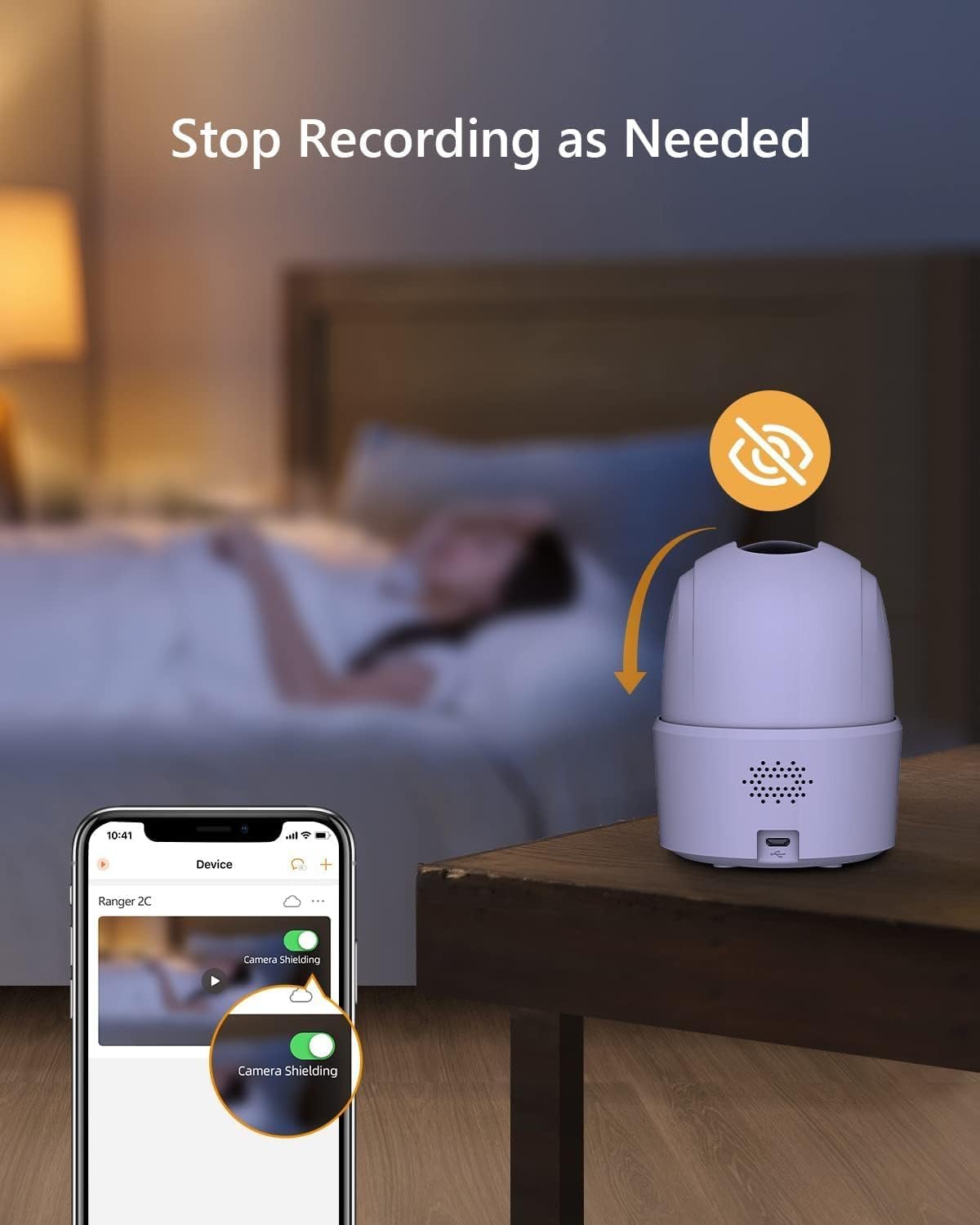 Imou 2K WiFi Indoor Security Camera Baby Monitor, Pet Camera Dog Camera, 360Â° Home Security IP Camera 3MP, Human Detection AI, Smart Tracking, Siren, 10M Smart Night Vision, 2-Way Audio