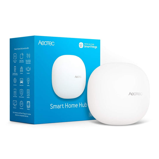 Aeotec Smart Home Hub, Works as a SmartThings Hub, Z-Wave Zigbee Gateway, Compatible with Alexa, Google Assistant, WiFi