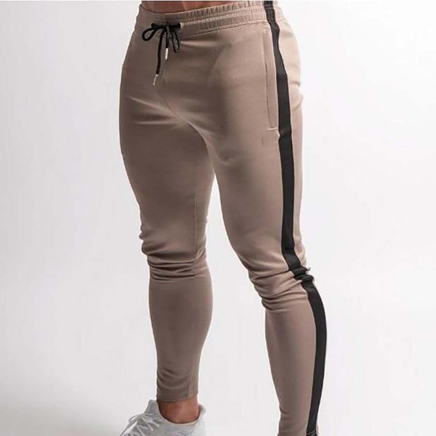 Sport da uomo All'aperto Alpinismo Pantaloni da Lavoro Pantaloni Sportivi da uomo Pantaloni Casual Uomo Tinta unita Versatile Corsa Allenamento Fitness Pantaloni Tech Pantaloni, cachi, XL