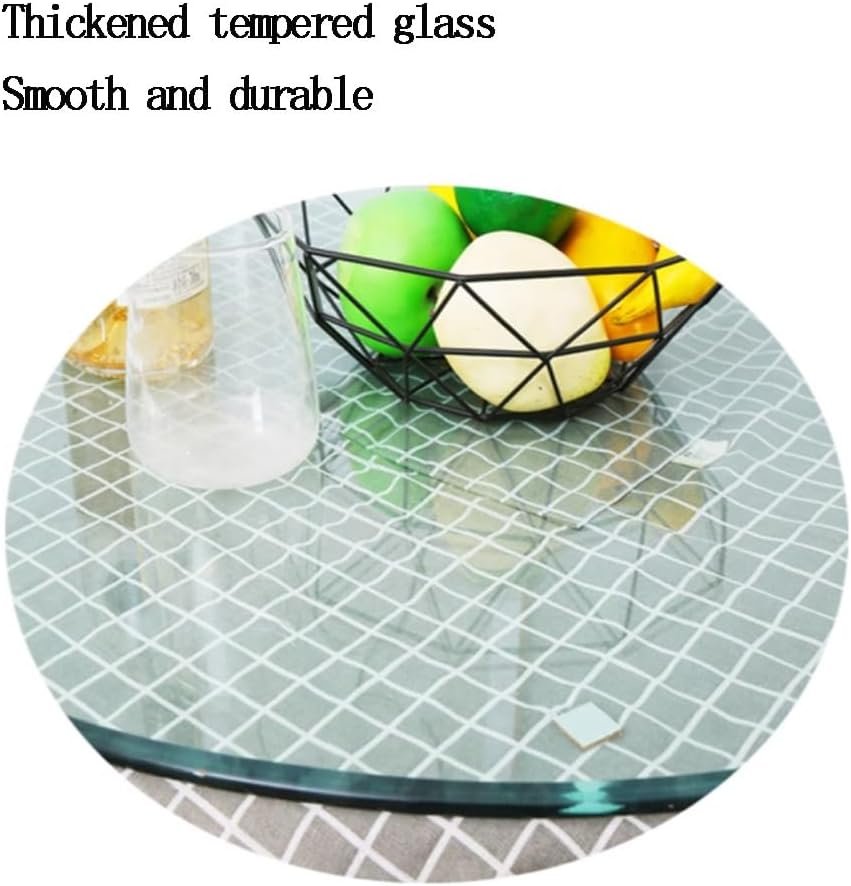 BTBZGFGNYU 11-16inch Clear Glass Table Top for Dining Table, Small Home Coffee Table Top Round Smooth Tempered Glass Tabletop for Protect Countertop(13inch(32cm))