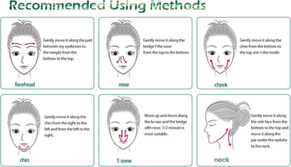 Facial Massager, Skin Care Tools 7 in 1 Face Cleaner Lifting Machine, Face Massager Wrinkles Face Tightening Machine for Skin Firming High Frequency Facial Machine