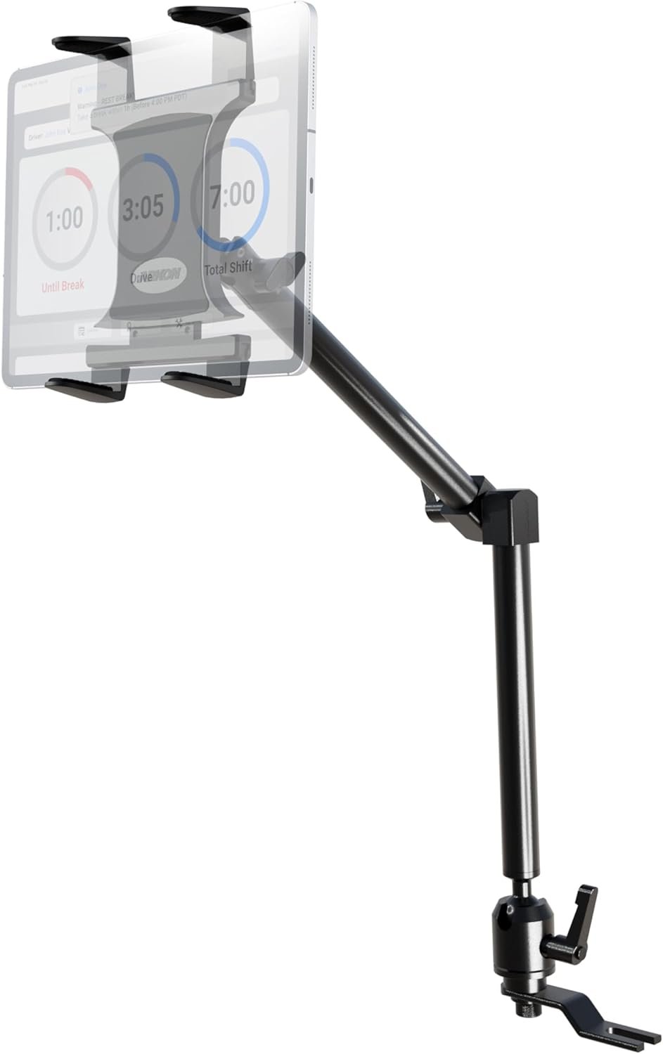 Arkon TAB801 22-Inch Heavy-Duty Aluminum Seat Rail Universal Tablet Mount