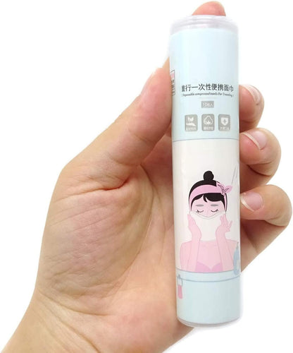 CF GROW 30pcs Mini Compressed Towelettes, Disposable Capsule Towel Magic Facial Cleansing Wipes Outdoor Travel Replacement Tissue, Camping, Home, Bathroom, Beauty Salon Use, 20x20x12 millimetres